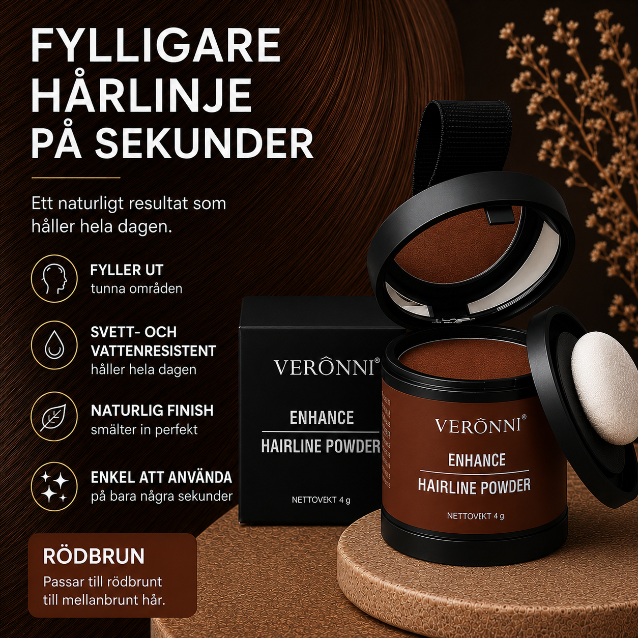 RootDefine™ Hårfestepulver