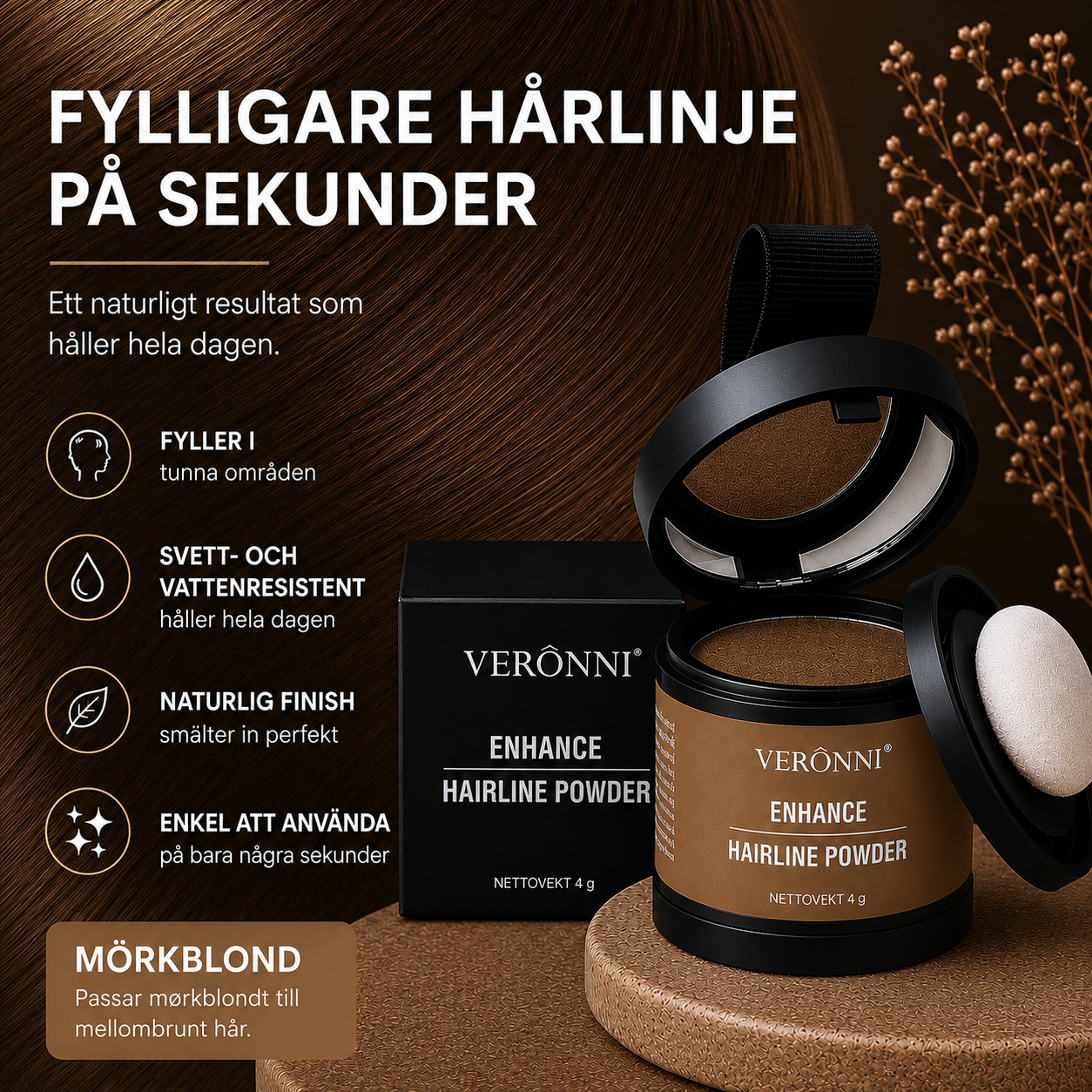 RootDefine™ Hårfestepulver